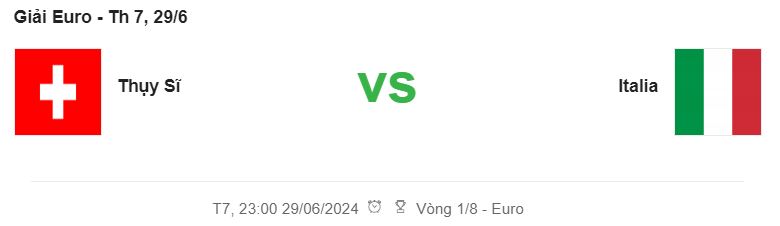 Thụy Sĩ vs Italy