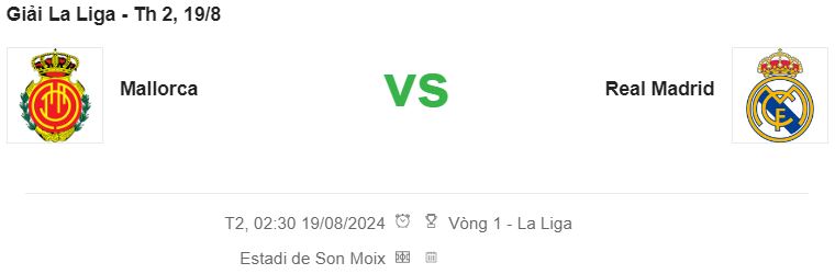 Mallorca vs Real Madrid
